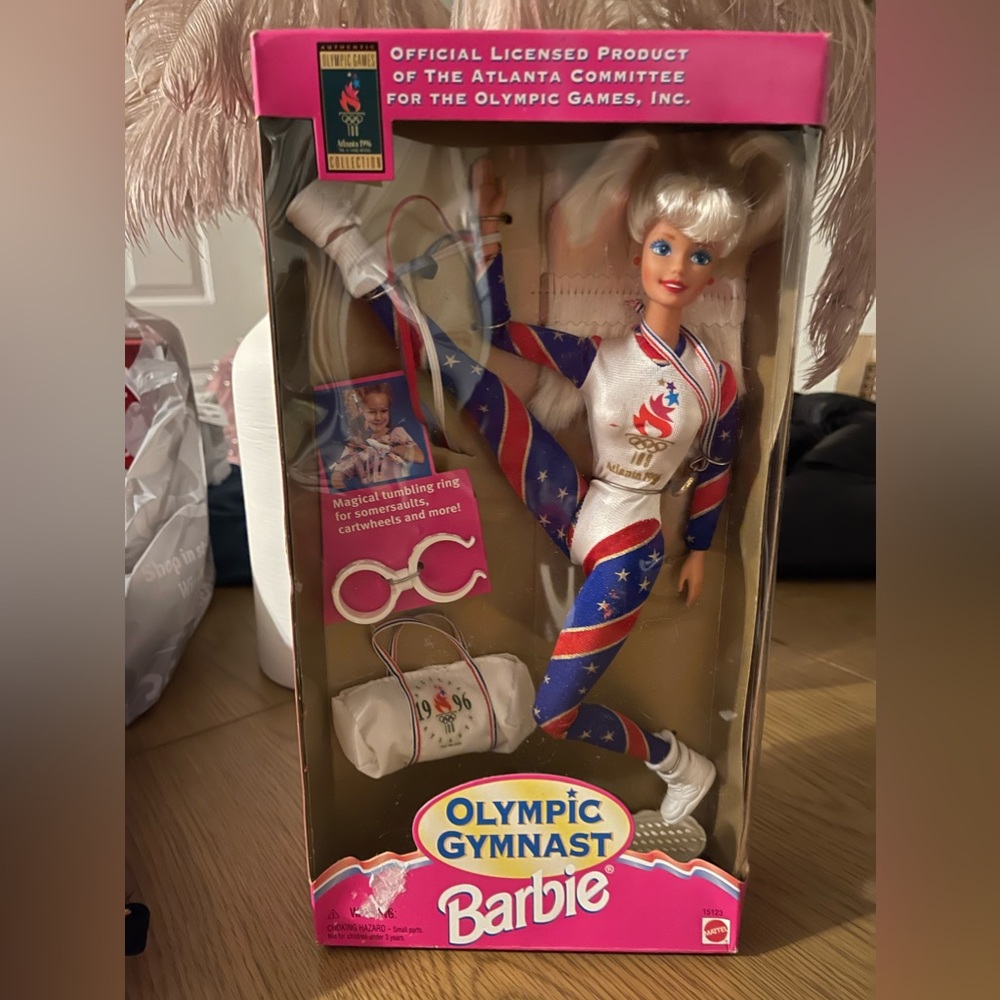 Vintage 1996 Olympic Gymnast Barbie Blonde